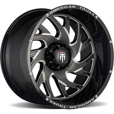 American Truxx Xclusive Black Milled Wheel