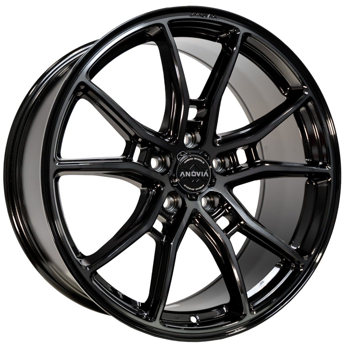 Anovia AN-10 Black Machined Wheel