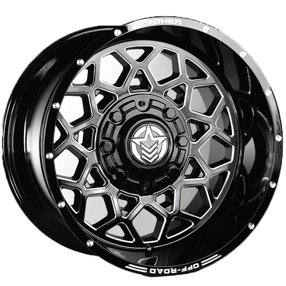 Anthem Off-Road Avenger Black Milled Wheel