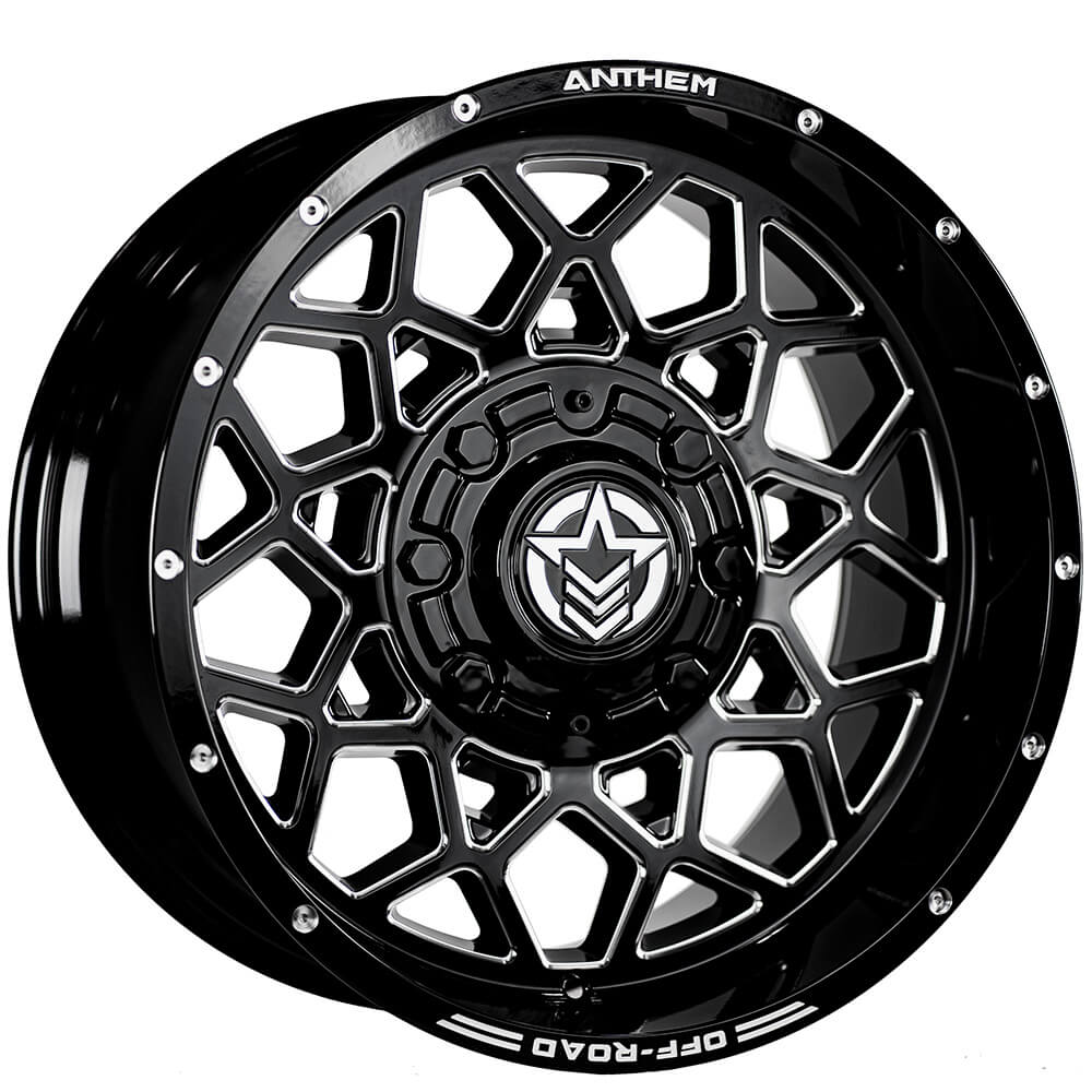 Anthem Off-Road Avenger Black Milled Wheel