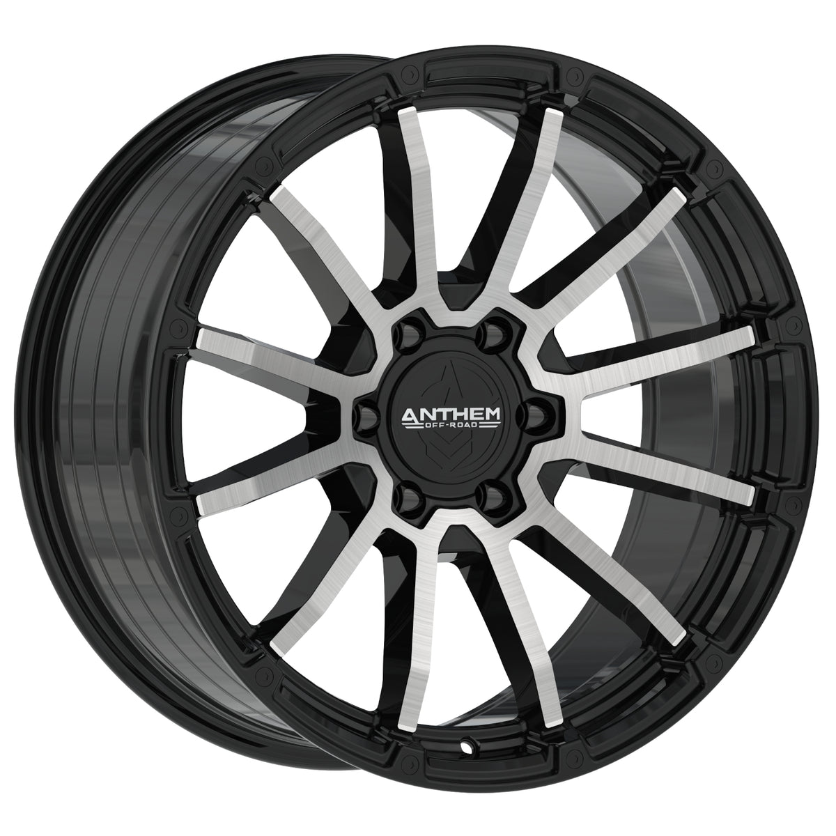 Anthem Off-Road Raider Black Machined Wheel