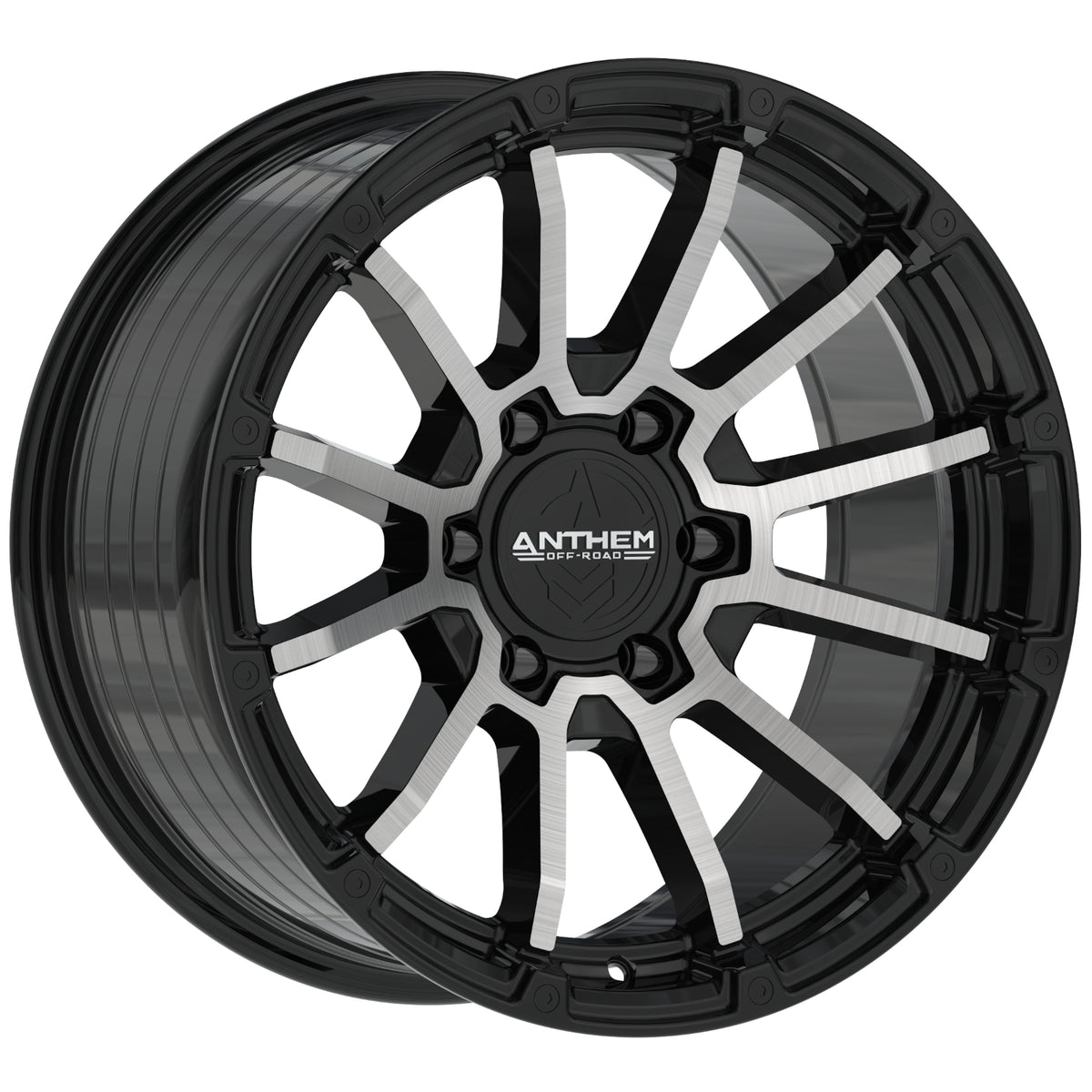 Anthem Off-Road Raider Black Machined Wheel