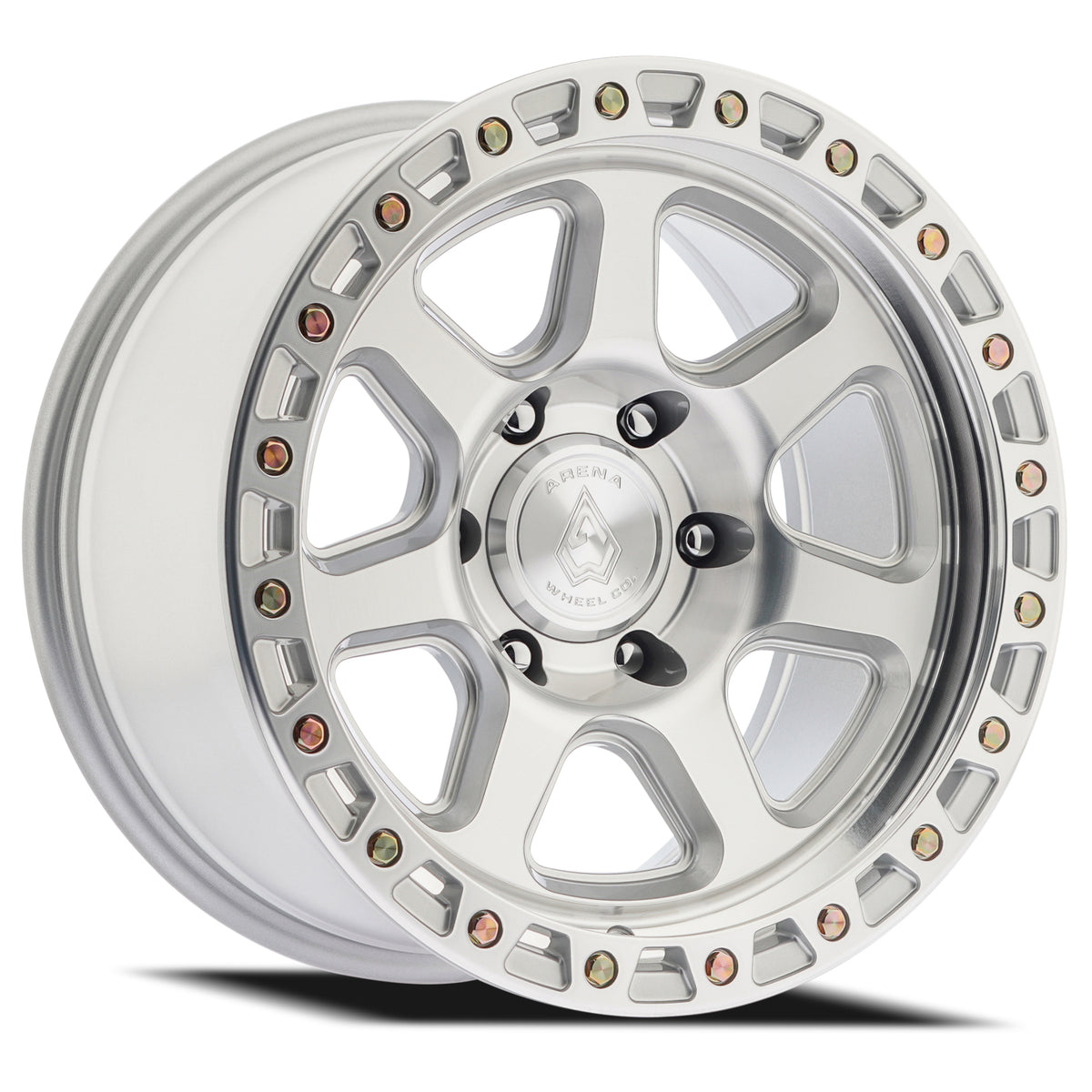 Arena Throttle Silver Machined Wheel