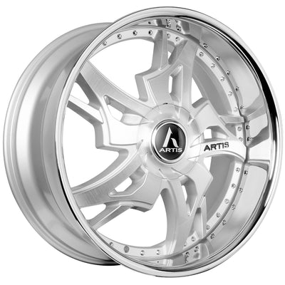 Artis Laredo XL Silver Machined Wheel