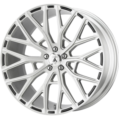 Asanti Black ABL-21 Silver Wheel