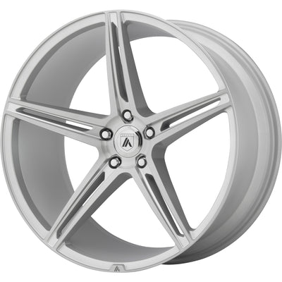 Asanti Black ABL-22 Silver Brushed Wheel