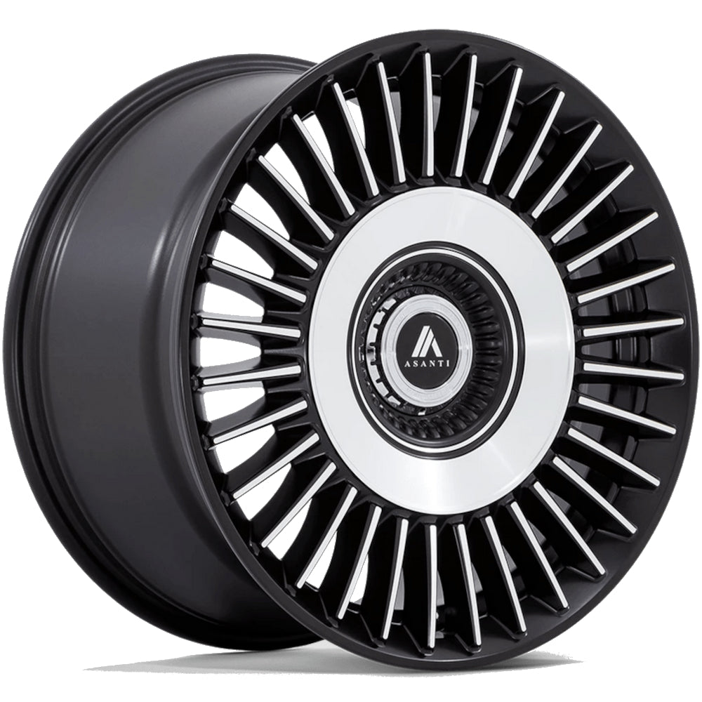 Asanti Black ABL-40 Black Machined Wheel