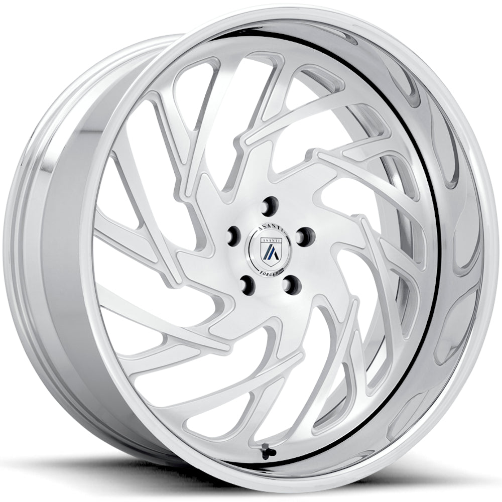 Asanti Forged AF864 Silver Brushed Wheel
