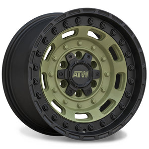ATW Comanche Green Black wheel