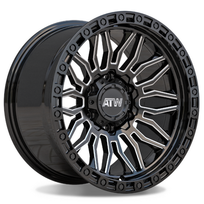 ATW Nile Black Milled Wheel