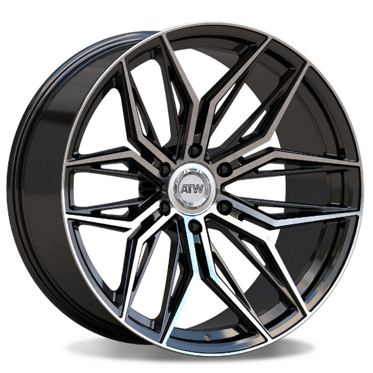 ATW Sahara Black Machined Wheel