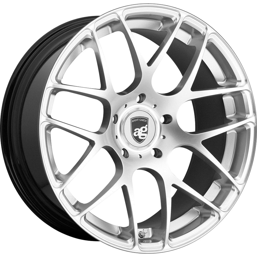 Avant Garde Ruger Mesh Silver Machined Wheel