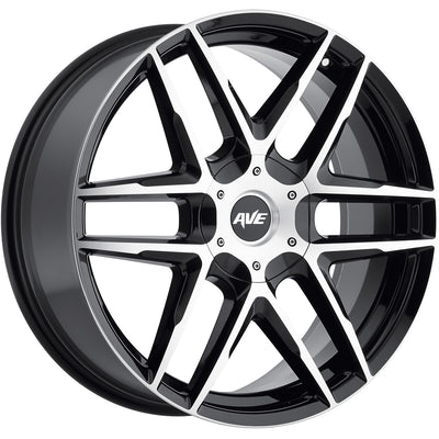 Avenue A613 Black Machined Wheel