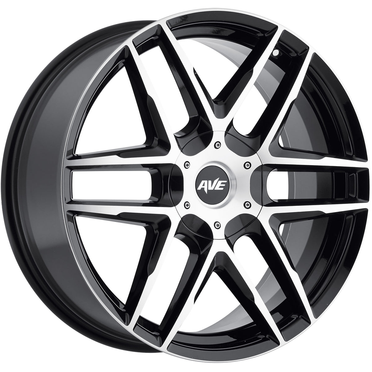 Avenue A613 Black Machined Wheel