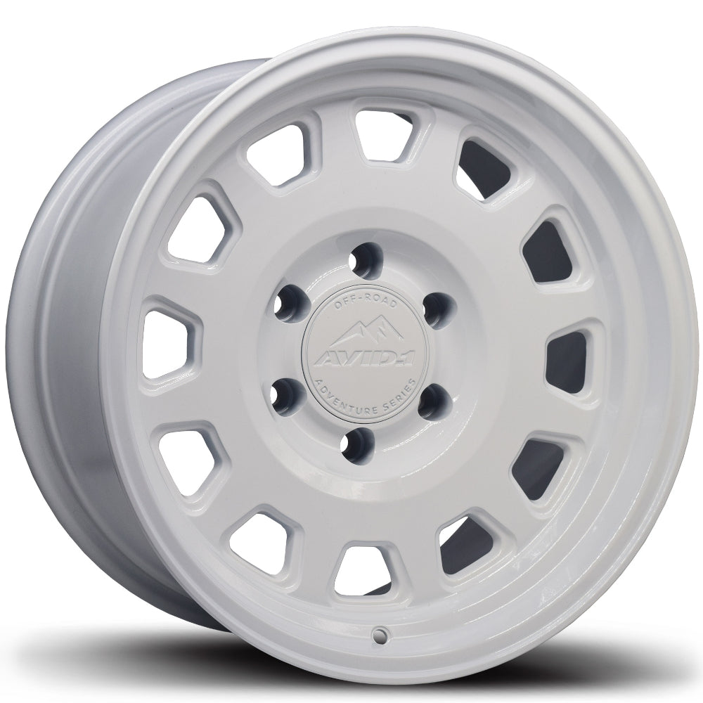 AVID1 AT03 Gloss White Wheel