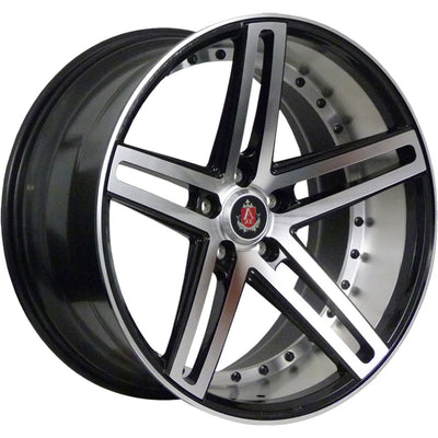Axe EX20 Black Machined Wheel