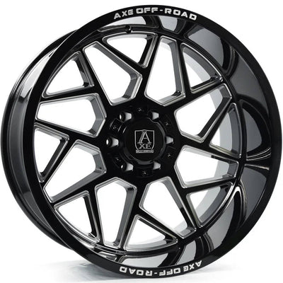 Axe Offroad Nemesis Black Milled Wheel
