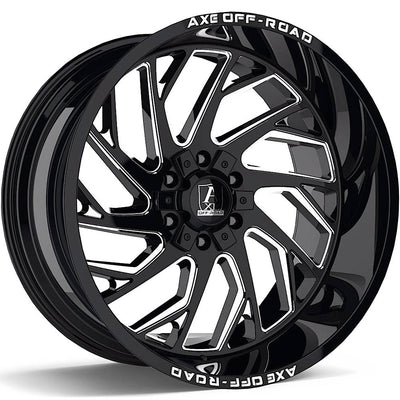 Axe Offroad Zeus Black Milled Wheel