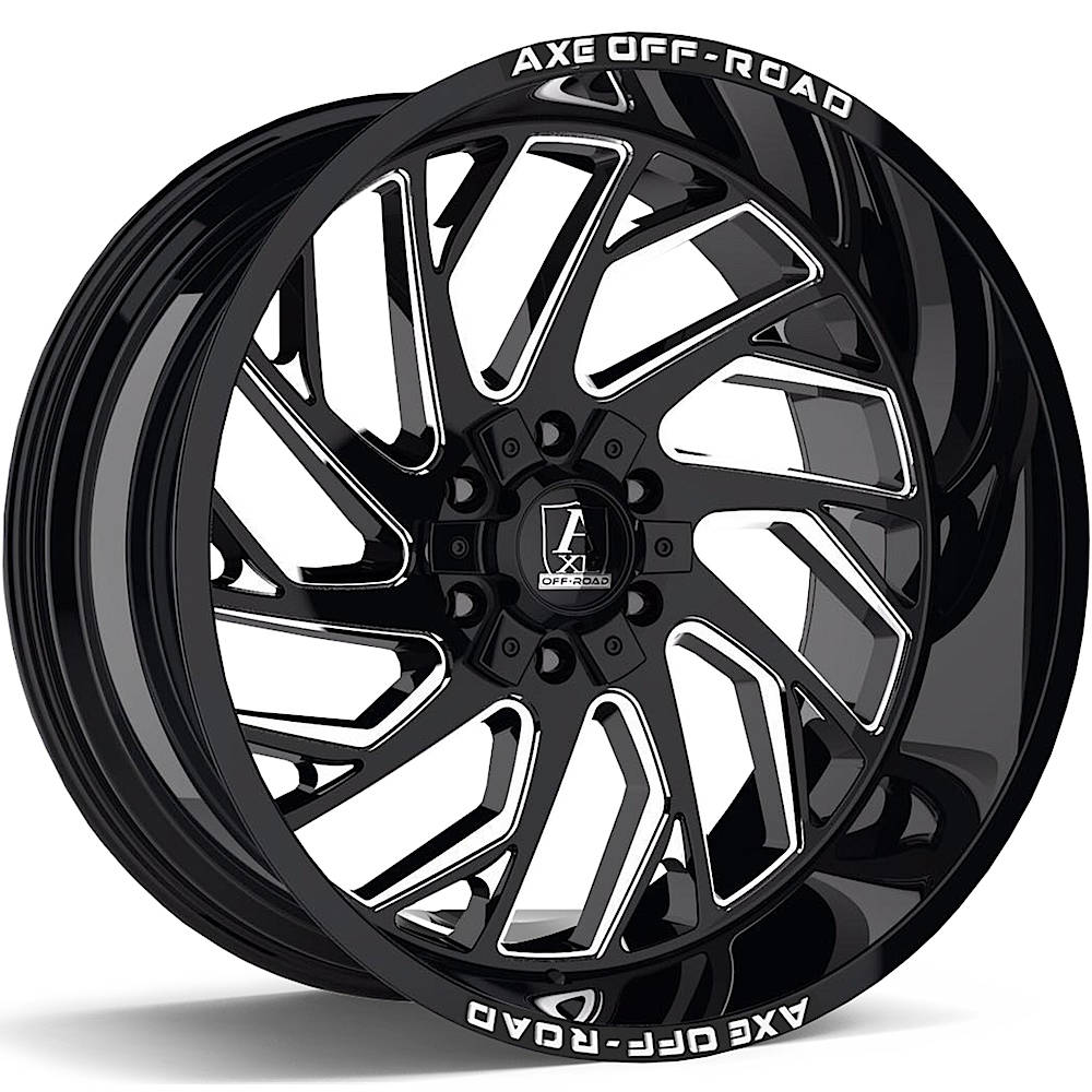 Axe Offroad Zeus Black Milled Wheel
