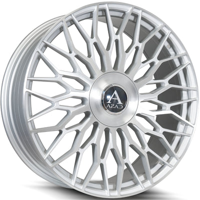 Azad AZ301 Silver Brushed Wheel