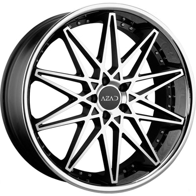 Azad AZ41 Black Machined Wheel