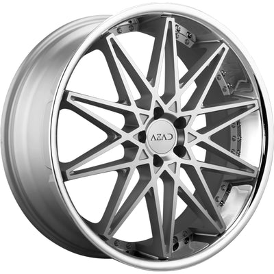 Azad AZ41 Silver Machined Wheel
