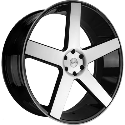 Azad AZ5198 Black Machined Wheel
