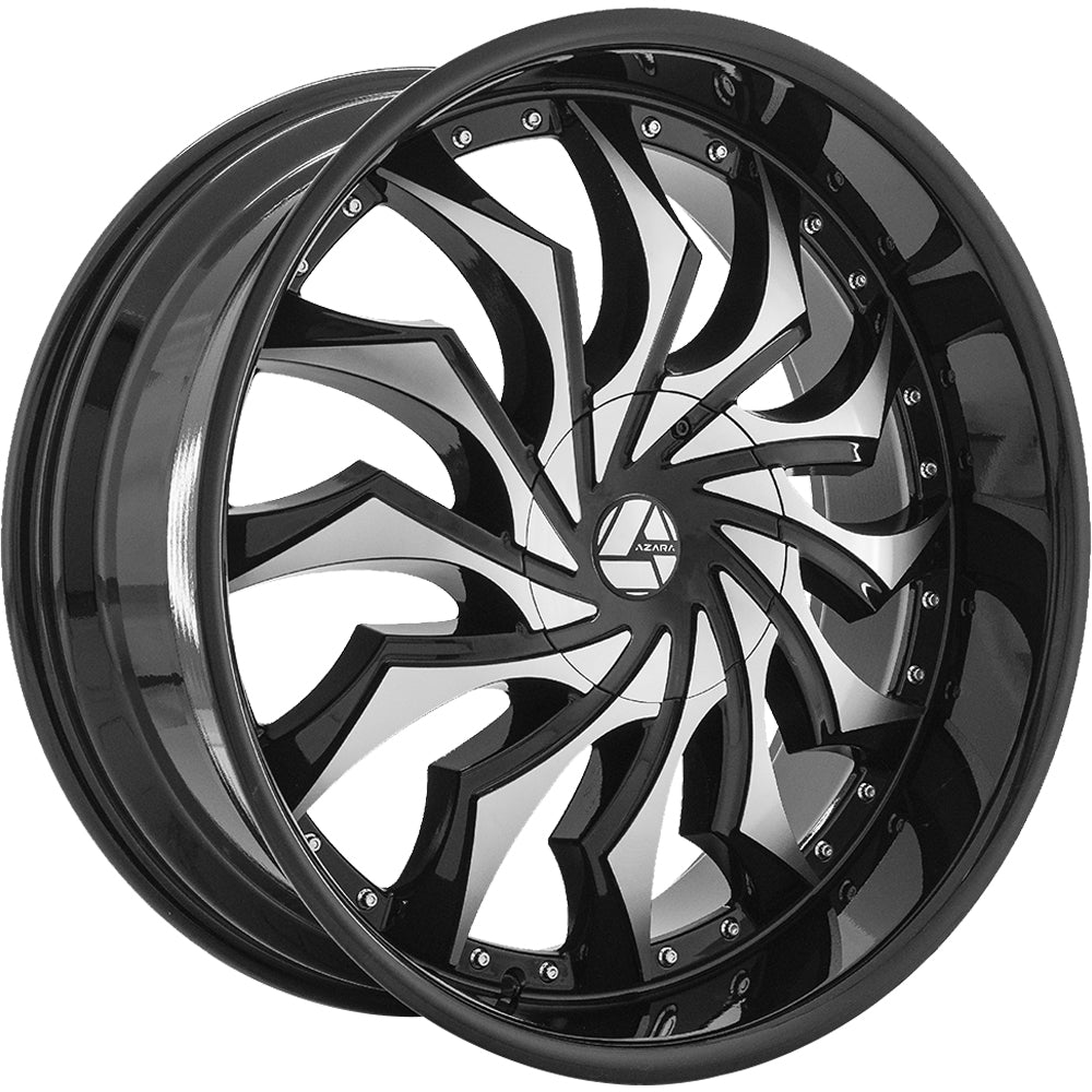 Azara AZA-515 Black Machined Wheel