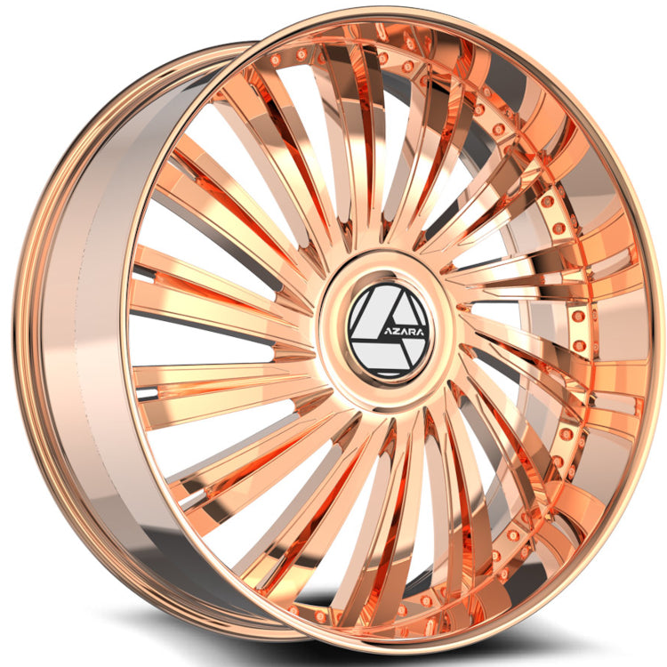 Azara AZX-102 Rose Gold Wheel
