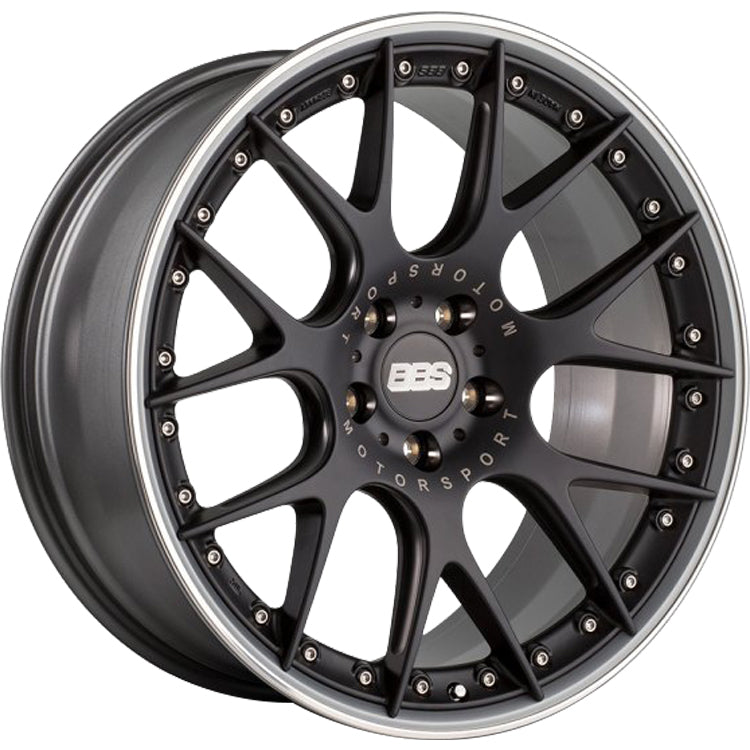 BBS CHRII Black Polished Wheel