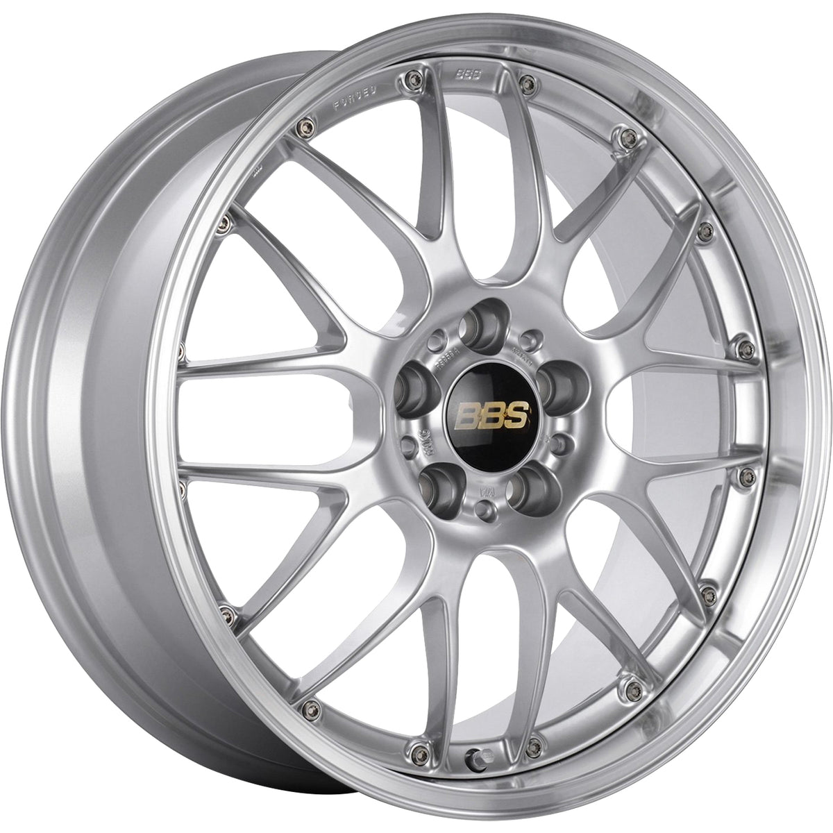BBS RSGT Silver Machined Wheel