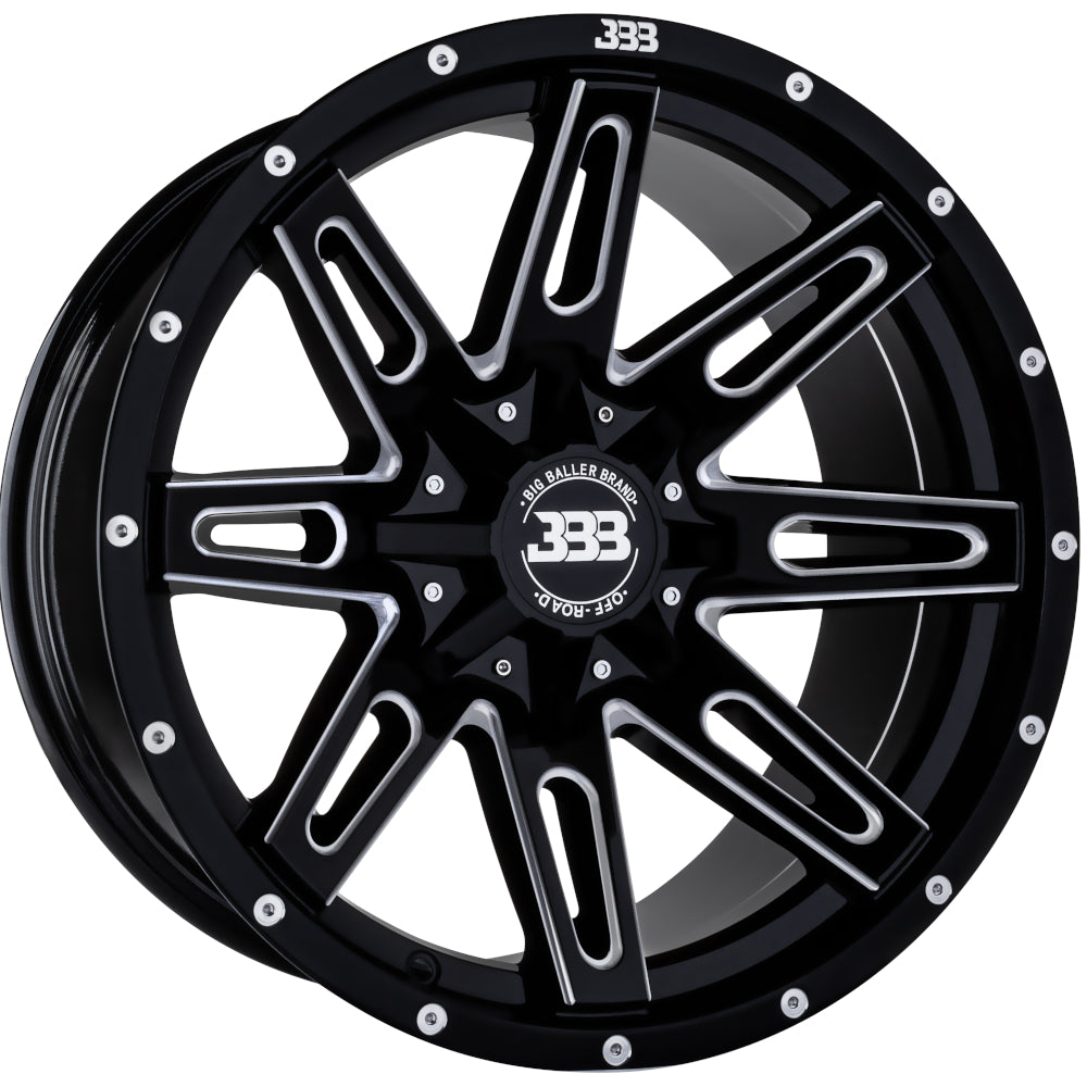 Big Baller Brand LB4 Black Milled Wheel
