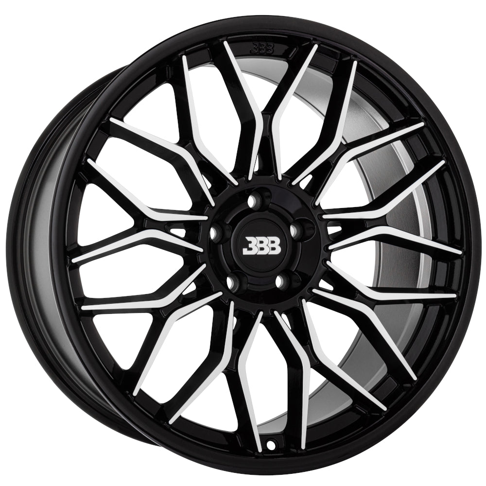 Big Baller Brand Z08 Black Machined Wheel