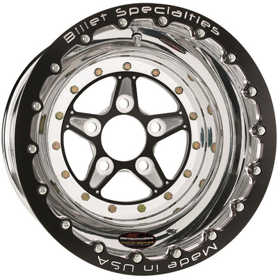 Billet Specialties Comp 5 Series Black Polished Wheel