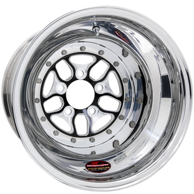 Billet Specialties Comp 7 Series Black Polished Wheel