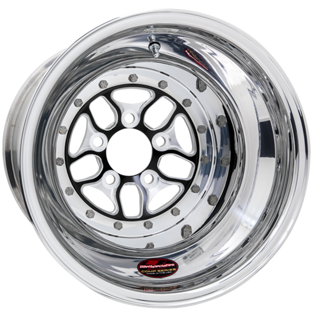 Billet Specialties Comp 7 Series Black Polished Wheel