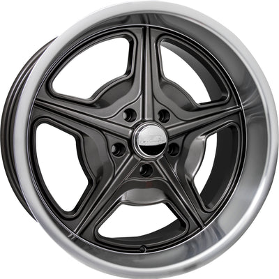 Billet Specialties Speedway Gray Machined Wheel