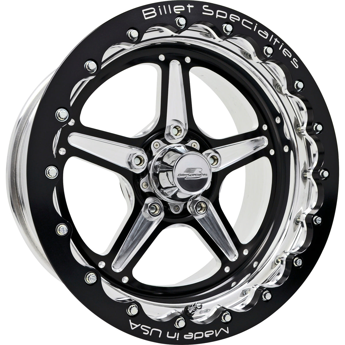 Billet Specialties Street Lite Black Machined Wheel