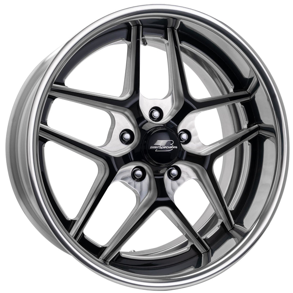 Billet Specialties Tec 5 Black Milled Wheel