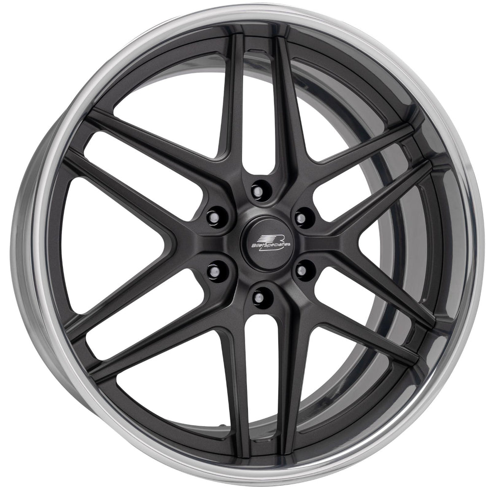 Billet Specialties Tec 6 Gunmetal Polished Wheel