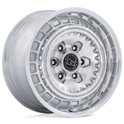 Black Rhino Bastion Silver Machined Wheel