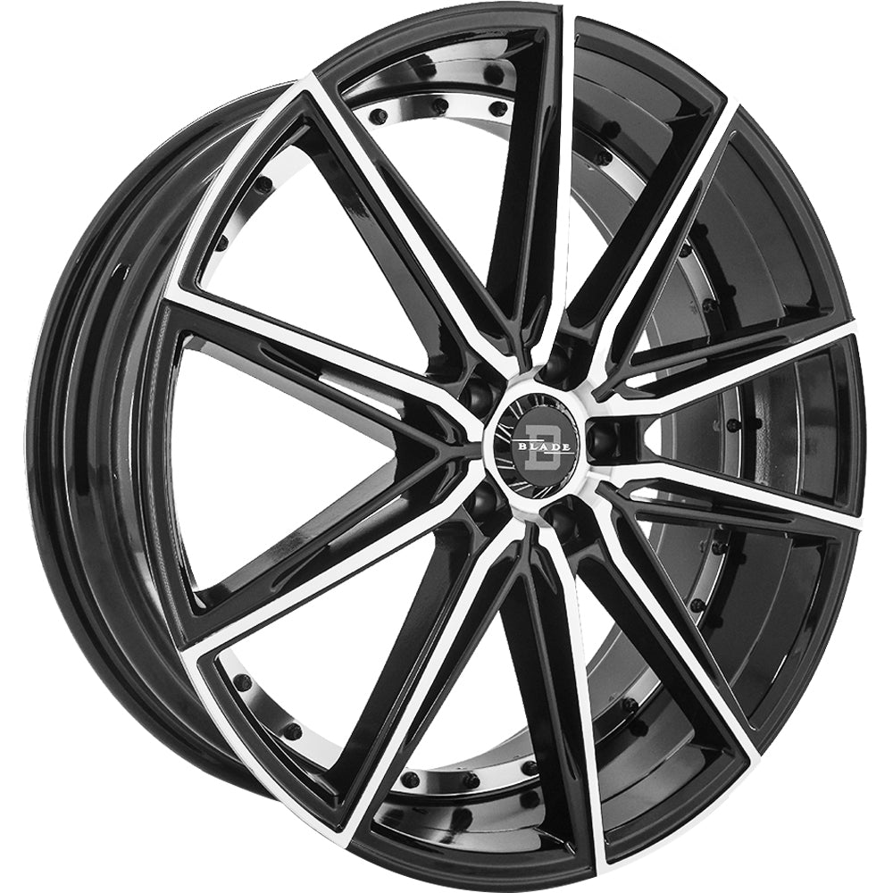Blade Luxury Barrett Black Machined Wheel