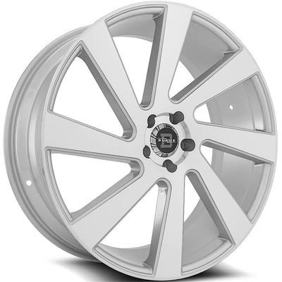 Blade Luxury Napo Silver Machined Wheel