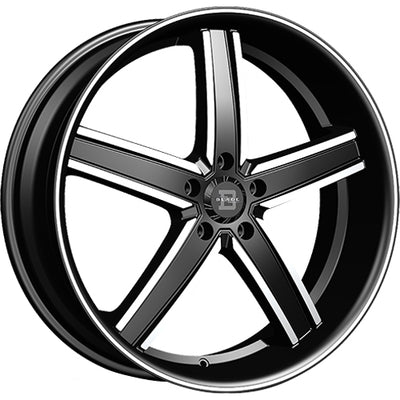 Blade Luxury Pharaoh Black Machined Wheel