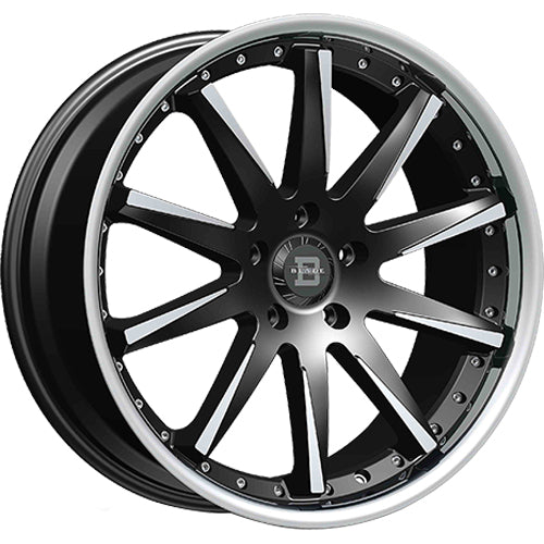 Blade Luxury Rugaro Black Machined Wheel