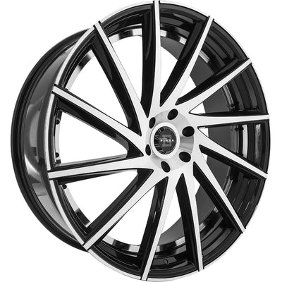 Blade Luxury Tundra Black Machined Wheel