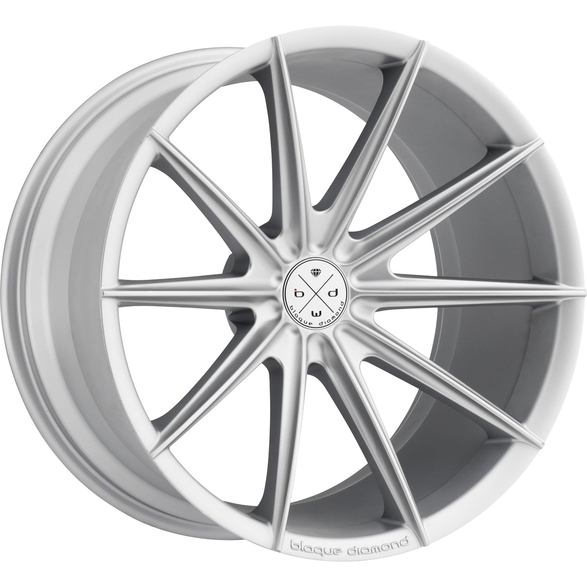 Blaque Diamond BD-11 Matte Silver Wheel