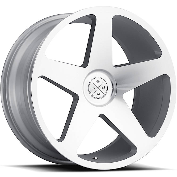 Blaque Diamond BD-15 Silver Machined Wheel
