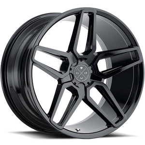 Blaque Diamond BD-17-5 Black wheel