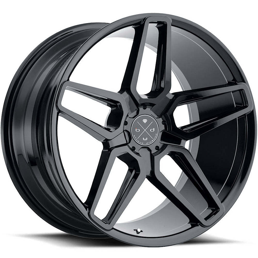 Blaque Diamond BD-17-5 Gloss Black Wheel